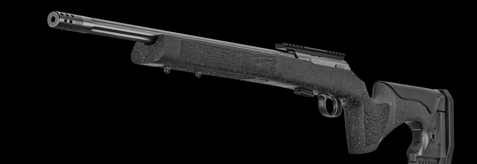 CZ 457 LRP bolt-action rifle with scope